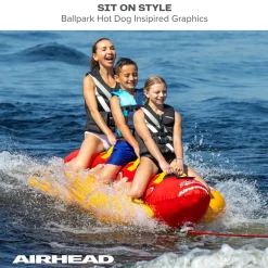 Triple Dog | 1-3 Rider Towable Tube for Boating